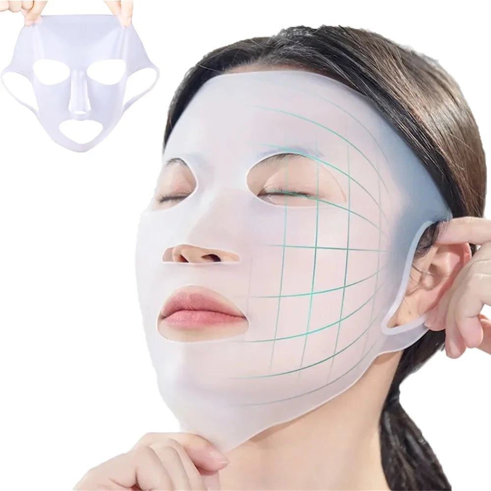 3D Silicone Face Reusable Mask